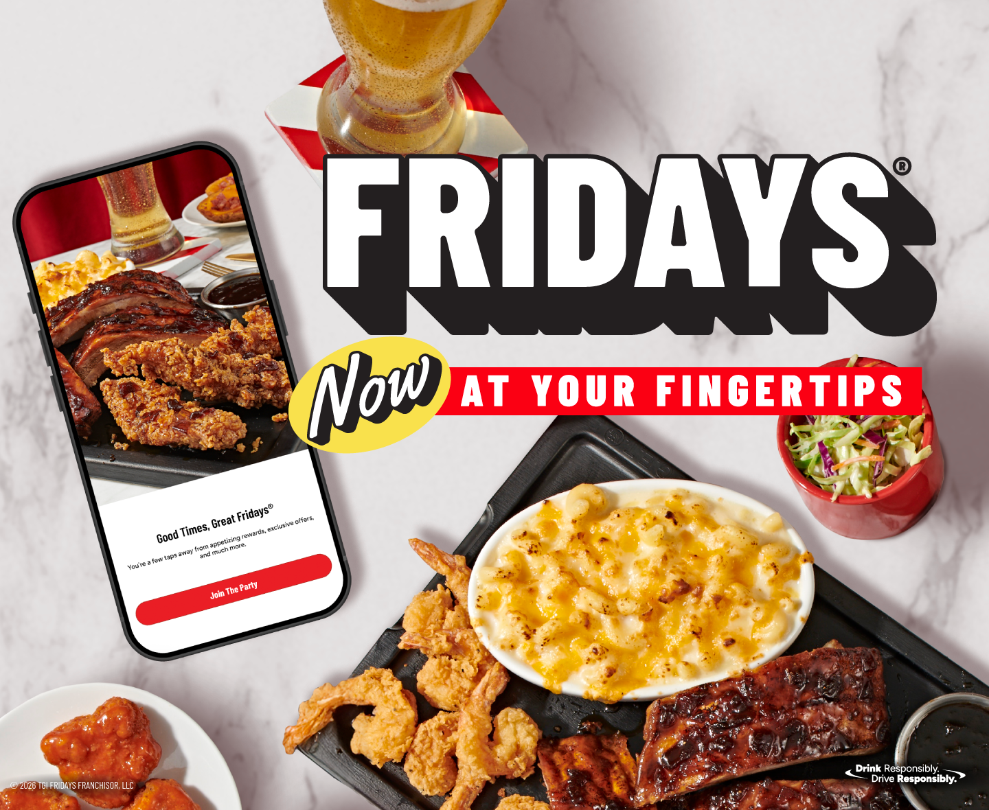 TGI Fridays: Eat Bold, Feel Good, Celebrate More